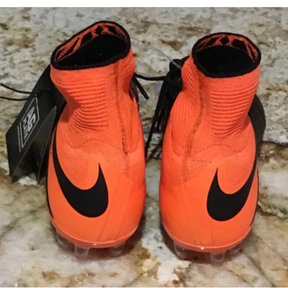 NIKE Hypervenom Phantom II AG Dynamic Fit Black Orange Soccer Cleats NEW Mens 7 main image 4